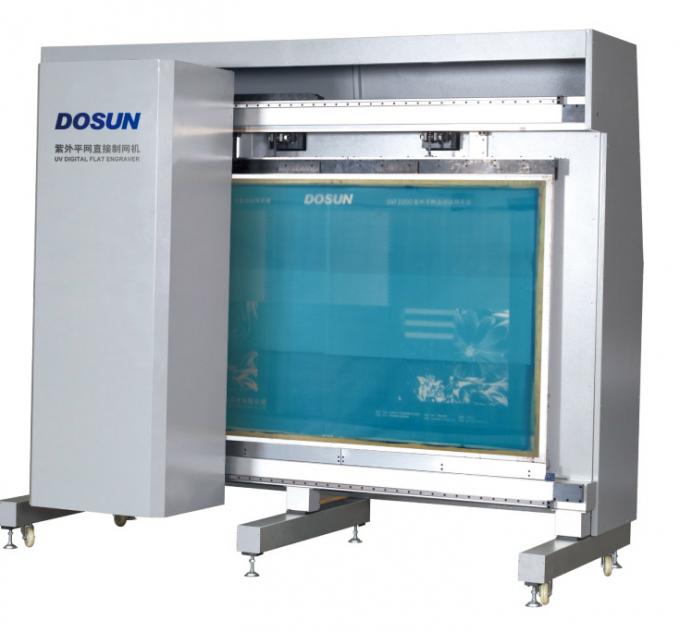 Sistema industrial UV da gravura da tela do gravador/matéria têxtil do laser do leito de Digitas 0