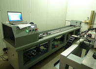 Repetição giratória da tela do gravador 640mm do laser de matéria têxtil, máquina de gravura UV azul
